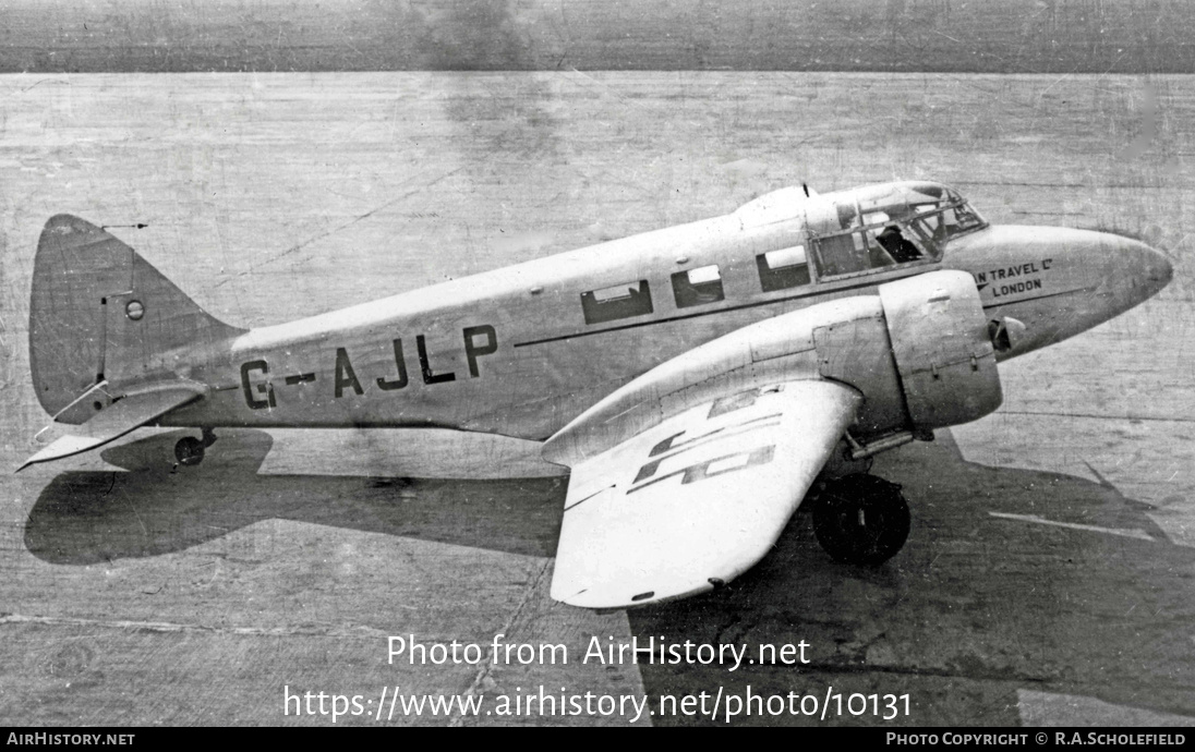 Aircraft Photo of G-AJLP | Airspeed AS-65 Consul | Airspan Travel | AirHistory.net #10131