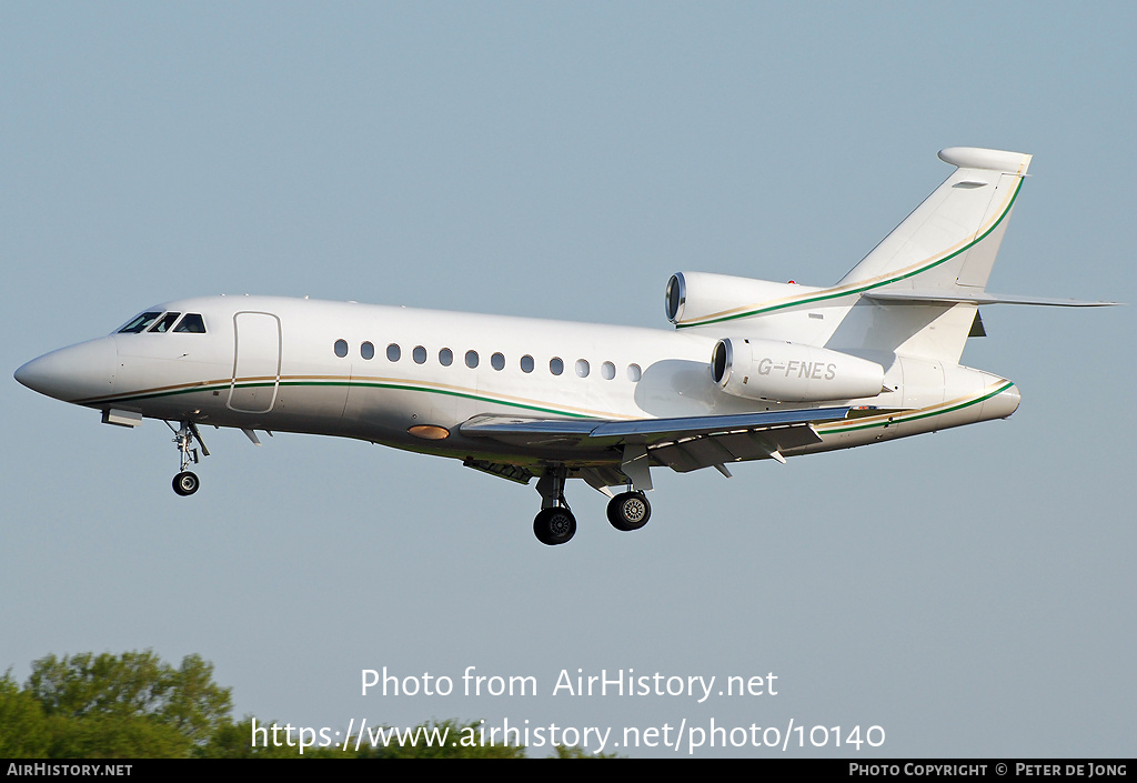 Aircraft Photo of G-FNES | Dassault Falcon 900EX | AirHistory.net #10140