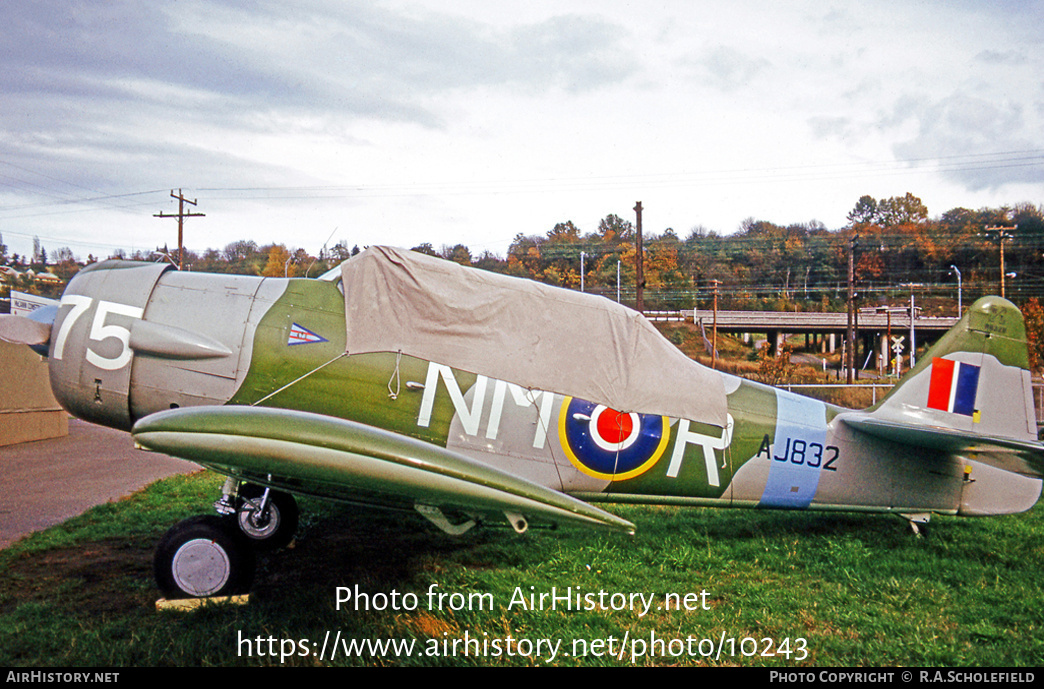 Aircraft Photo of N832N | North American AT-16 Harvard II | AirHistory.net #10243