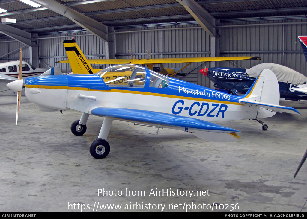 Aircraft Photo of G-CDZR | Nicollier HN-700 Menestrel II | AirHistory.net #10256