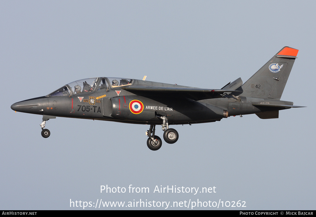 Aircraft Photo of E42 | Dassault-Dornier Alpha Jet E | France - Air Force | AirHistory.net #10262