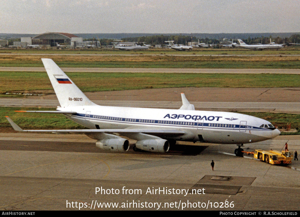 Aircraft Photo of RA-96010 | Ilyushin Il-96-300 | Aeroflot | AirHistory.net #10286