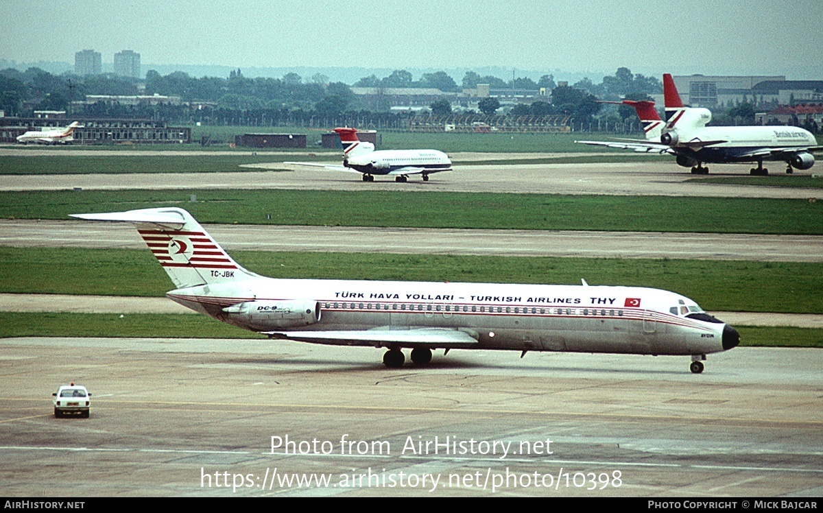 Aircraft Photo of TC-JBK | McDonnell Douglas DC-9-32 | THY Türk Hava Yolları - Turkish Airlines | AirHistory.net #10398