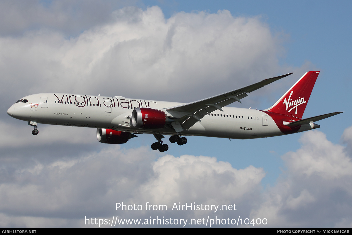 Aircraft Photo of G-VWHO | Boeing 787-9 Dreamliner | Virgin Atlantic Airways | AirHistory.net #10400