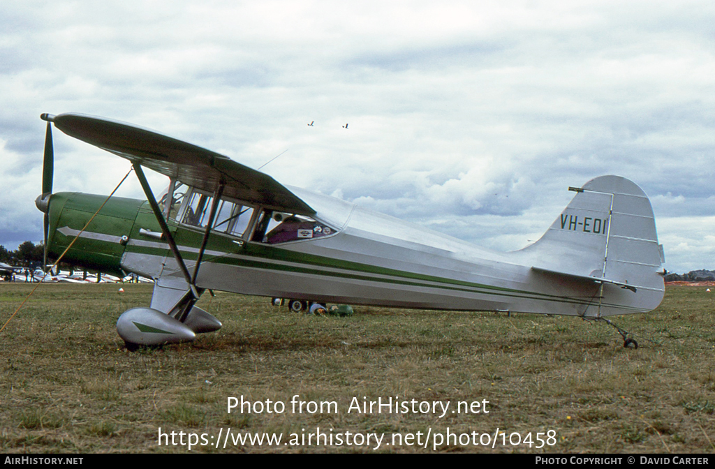 Aircraft Photo of VH-EOI | Auster J-5B Autocar | AirHistory.net #10458