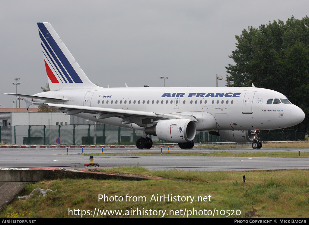 Aircraft Photo of F-GUGM | Airbus A318-111 | Air France | AirHistory.net #10520