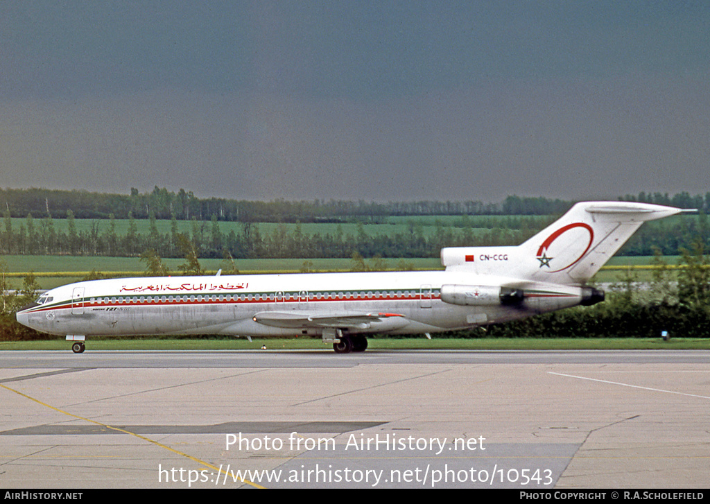 Aircraft Photo of CN-CCG | Boeing 727-2B6 | Royal Air Maroc - RAM | AirHistory.net #10543