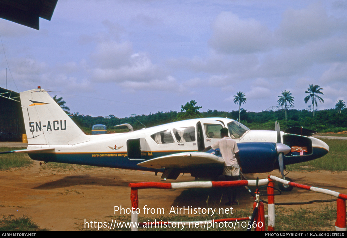 Aircraft Photo of 5N-ACU | Piper PA-23-250 Aztec B | AeroContractors of Nigeria | AirHistory.net #10560