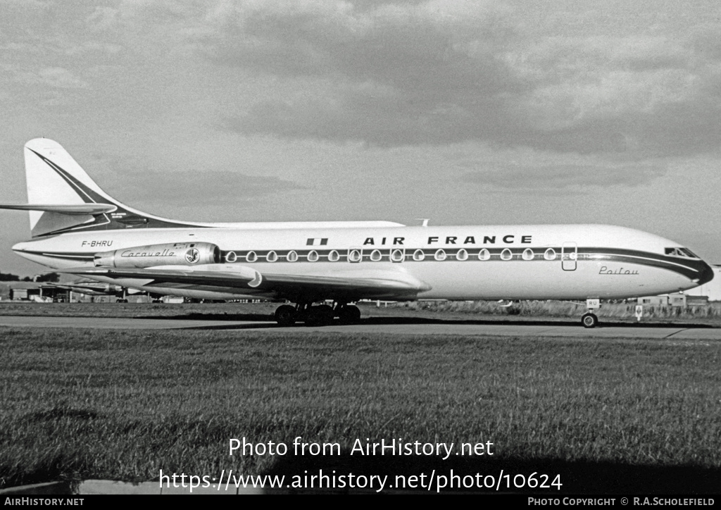 Aircraft Photo of F-BHRU | Sud SE-210 Caravelle III | Air France | AirHistory.net #10624