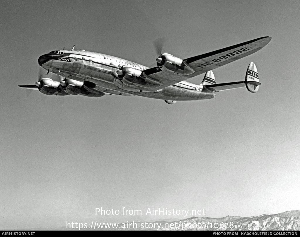 Aircraft Photo of NC88832 | Lockheed L-049 Constellation | Pan American World Airways - PAA | AirHistory.net #10628