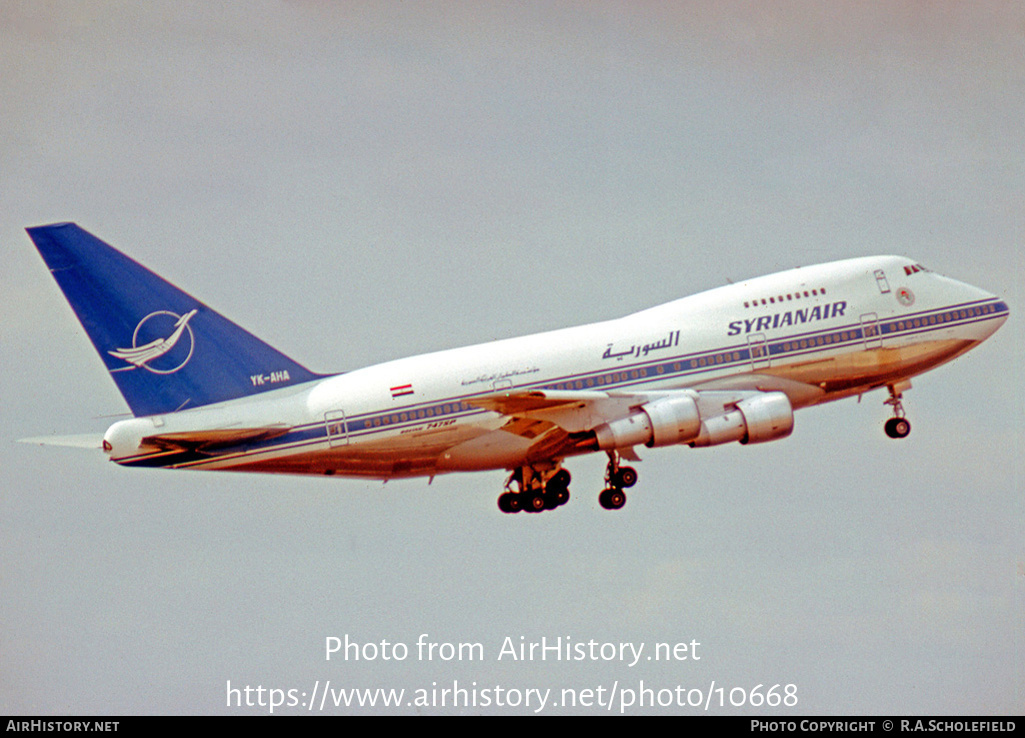 Aircraft Photo of YK-AHA | Boeing 747SP-94 | Syrian Air - Syrian Arab Airlines | AirHistory.net #10668