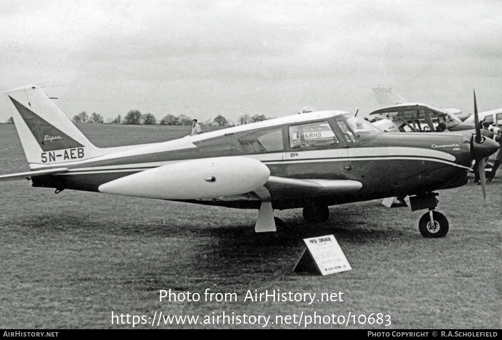 Aircraft Photo of 5N-AEB | Piper PA-24-250 Comanche | AirHistory.net #10683