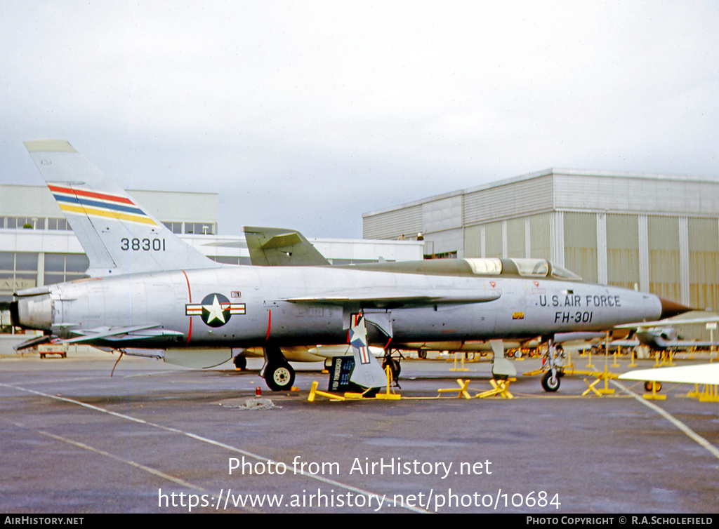 Aircraft Photo of 63-8301 / 38301 | Republic F-105F Thunderchief | USA - Air Force | AirHistory.net #10684