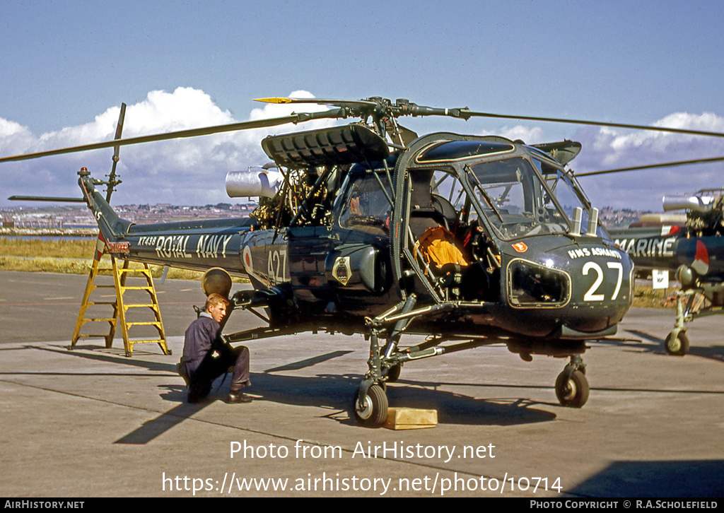 Aircraft Photo of XT438 | Westland Wasp HAS1 (P-531-2) | UK - Navy | AirHistory.net #10714