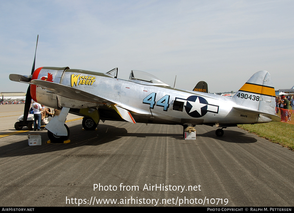 Aircraft Photo of N647D / NX647D / 490438 | Republic P-47D Thunderbolt | USA - Air Force | AirHistory.net #10719