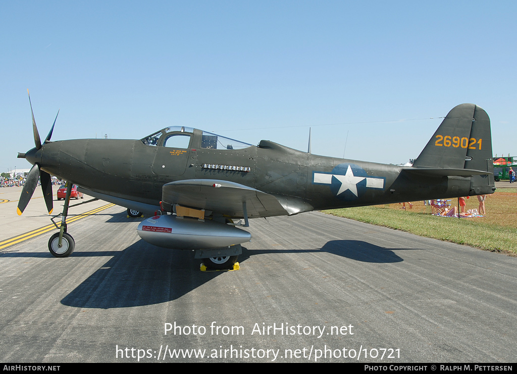 Aircraft Photo of N163FS / 269021 | Bell P-63C Kingcobra | USA - Air Force | AirHistory.net #10721