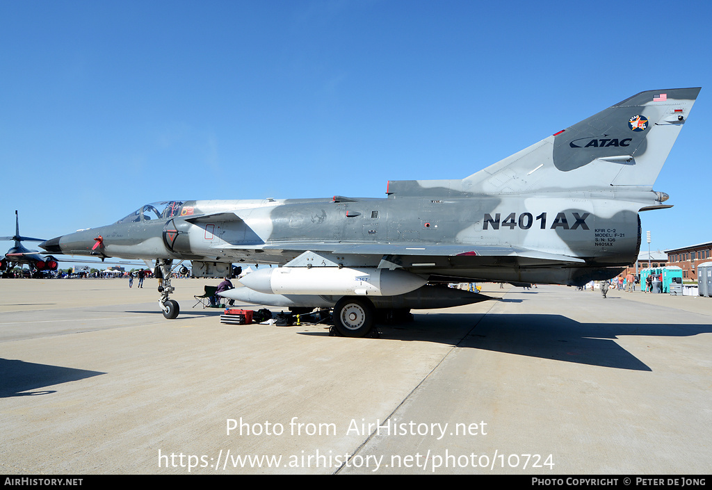 Aircraft Photo of N401AX | Israel Aircraft Industries Kfir C2 | ATAC ...