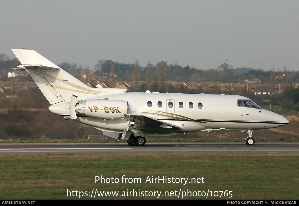 Aircraft Photo of VP-BSK | Raytheon Hawker 800XP | AirHistory.net #10765