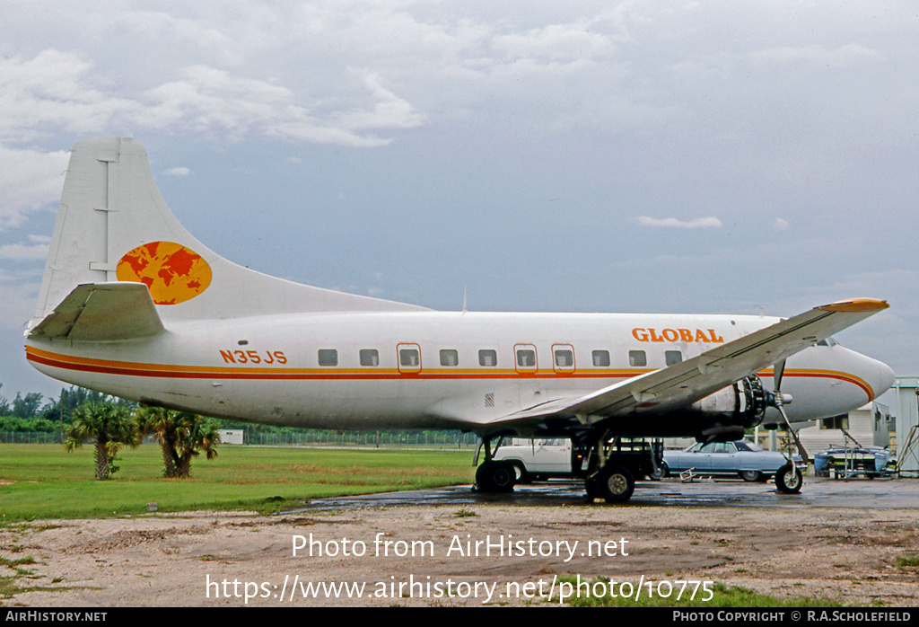 Aircraft Photo of N35JS | Martin 404 | Global Air | AirHistory.net #10775