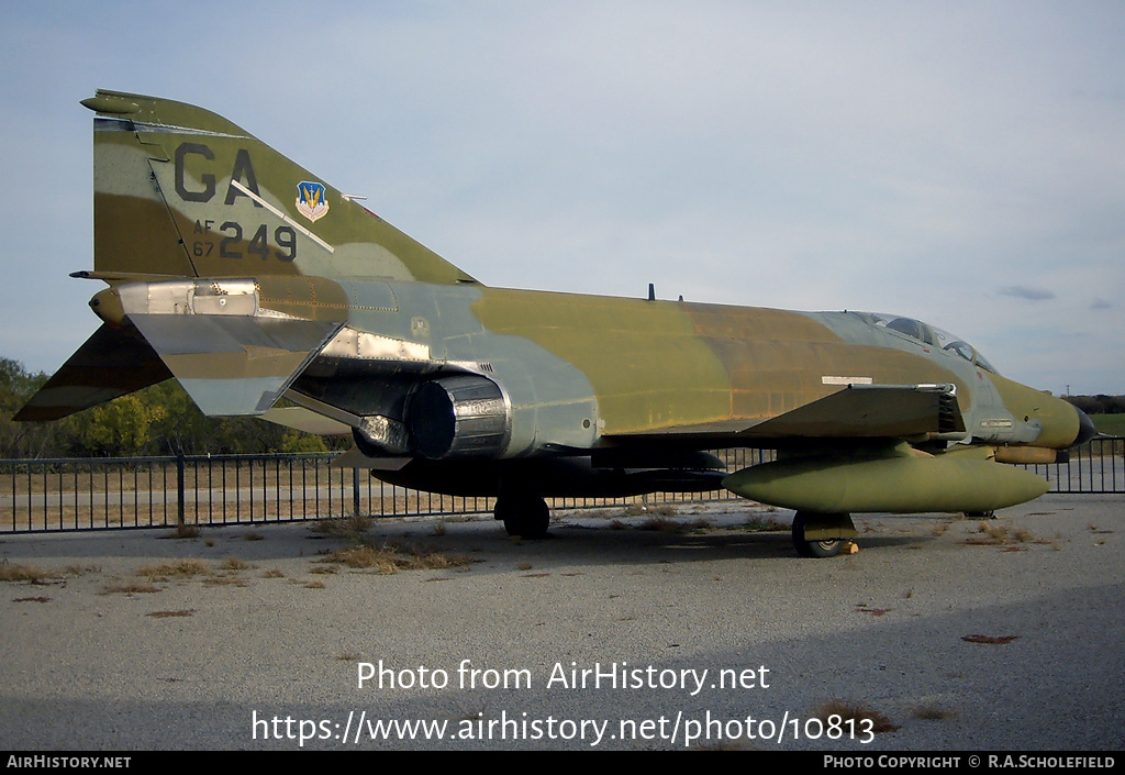 Aircraft Photo of 67-0249 / AF67-249 | McDonnell Douglas F-4E Phantom II | USA - Air Force | AirHistory.net #10813