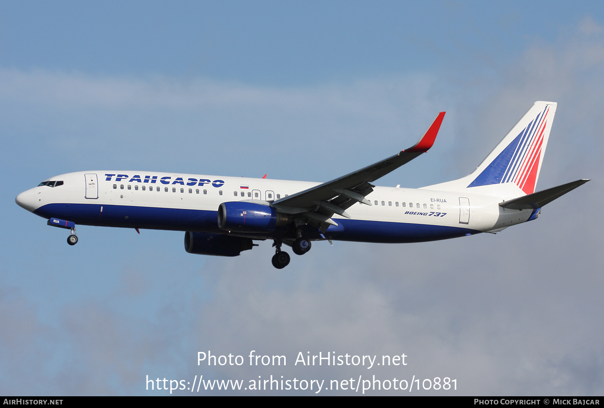 Aircraft Photo of EI-RUA | Boeing 737-86J | Transaero Airlines | AirHistory.net #10881