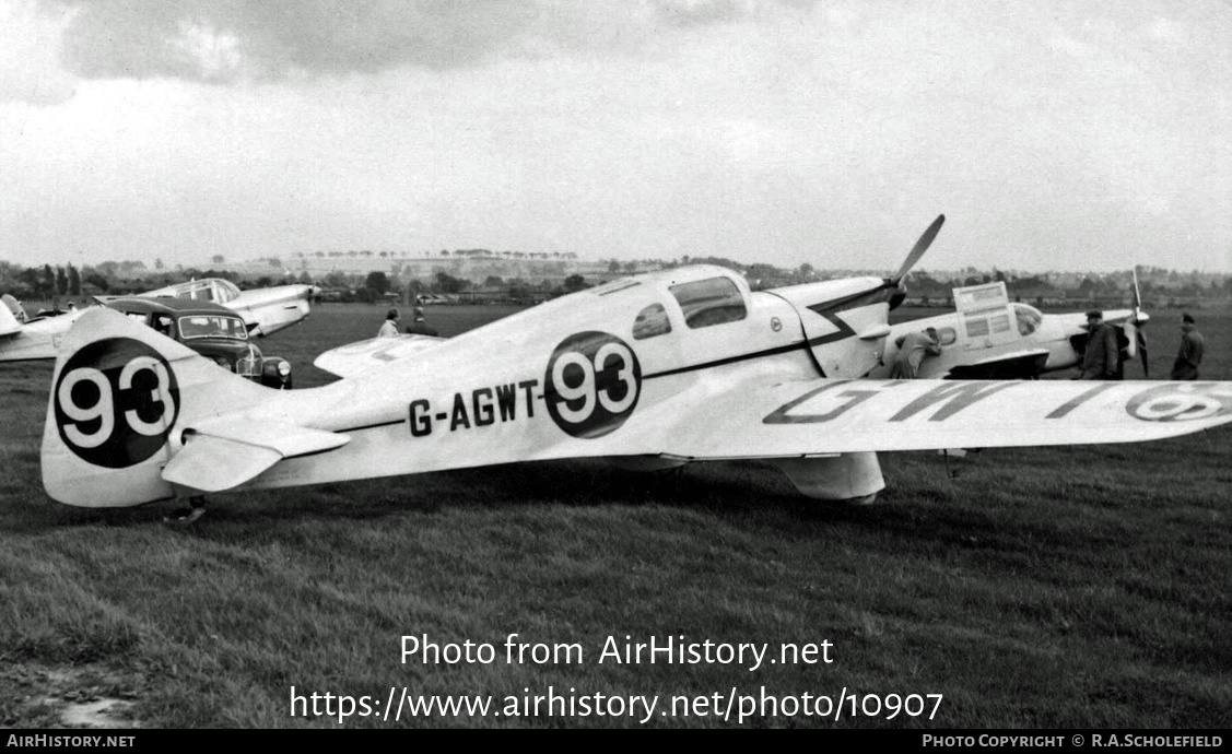 Aircraft Photo of G-AGWT | Miles M.7A Nighthawk | AirHistory.net #10907