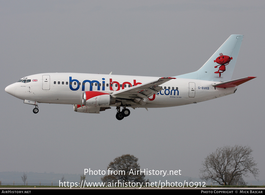 Aircraft Photo of G-BVKB | Boeing 737-59D | Bmibaby | AirHistory.net #10912