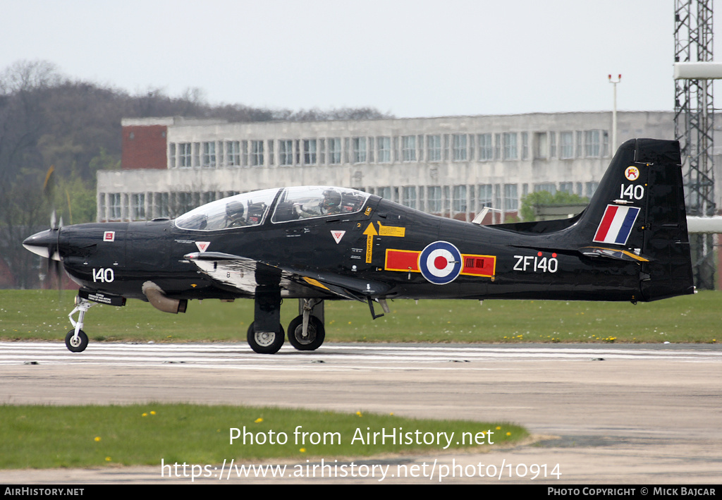 Aircraft Photo of ZF140 | Short S-312 Tucano T1 | UK - Air Force | AirHistory.net #10914