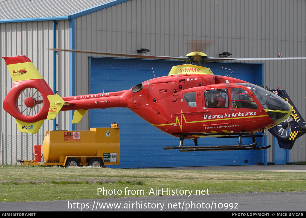 Aircraft Photo of G-WMAS | Eurocopter EC-135T-2 | Midlands Air Ambulance | AirHistory.net #10992