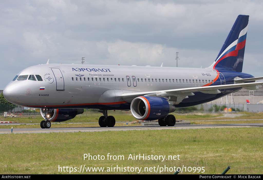 Aircraft Photo of VP-BZS | Airbus A320-214 | Aeroflot - Russian Airlines | AirHistory.net #10995