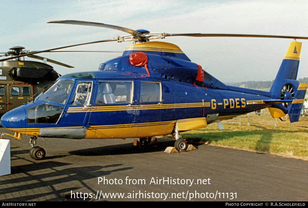 Aircraft Photo of G-PDES | Aerospatiale SA-365N Dauphin 2 | AirHistory.net #11131