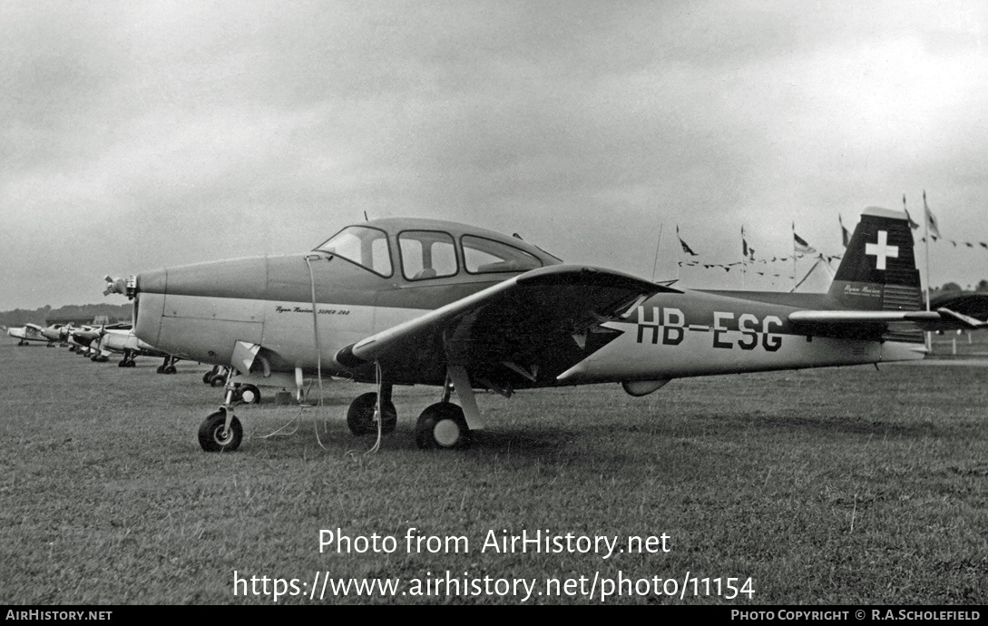 Aircraft Photo of HB-ESG | Ryan Navion B | AirHistory.net #11154