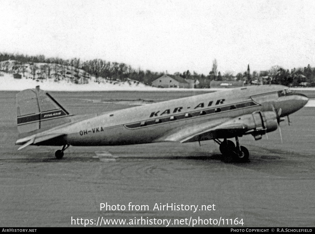 Aircraft Photo of OH-VKA | Douglas C-53B Skytrooper | Kar-Air | AirHistory.net #11164