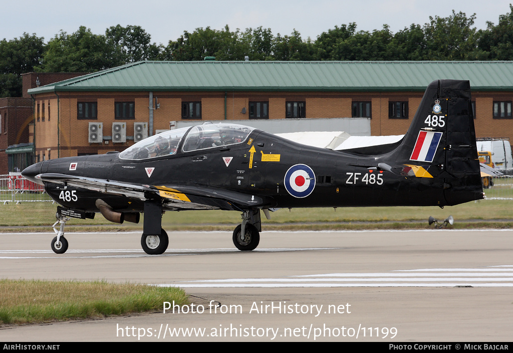 Aircraft Photo of ZF485 | Short S-312 Tucano T1 | UK - Air Force | AirHistory.net #11199