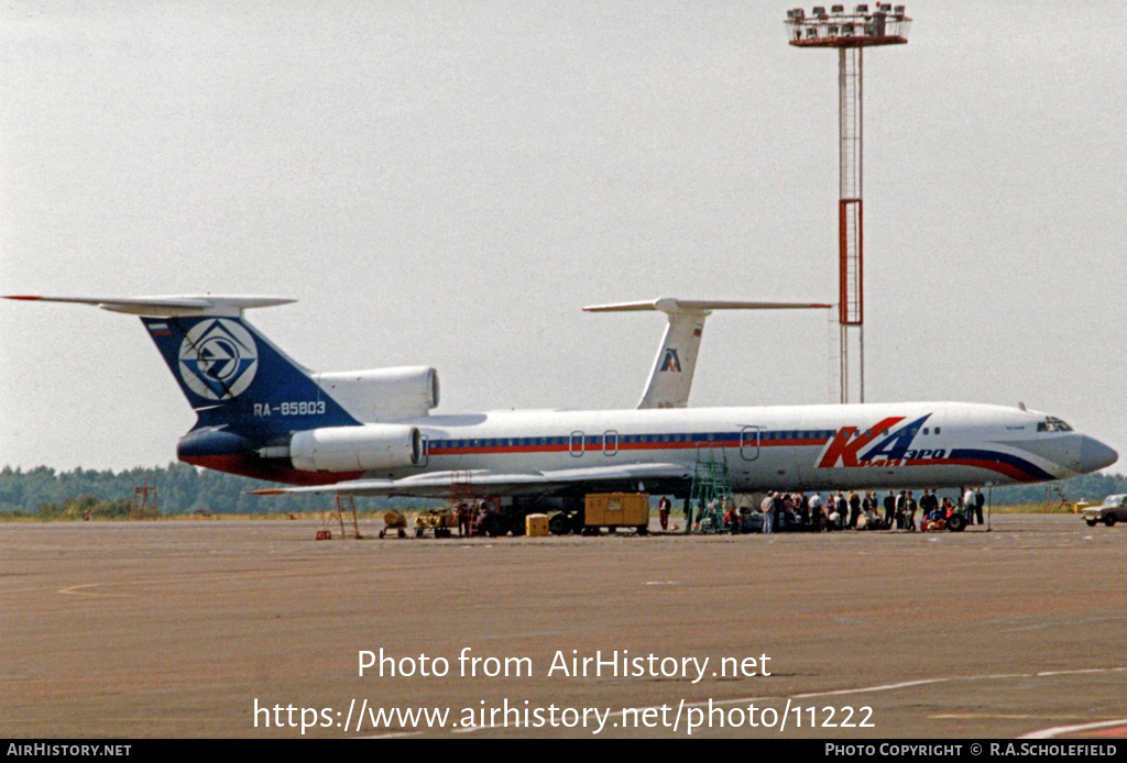 Aircraft Photo of RA-85803 | Tupolev Tu-154M | Krai Aero | AirHistory.net #11222