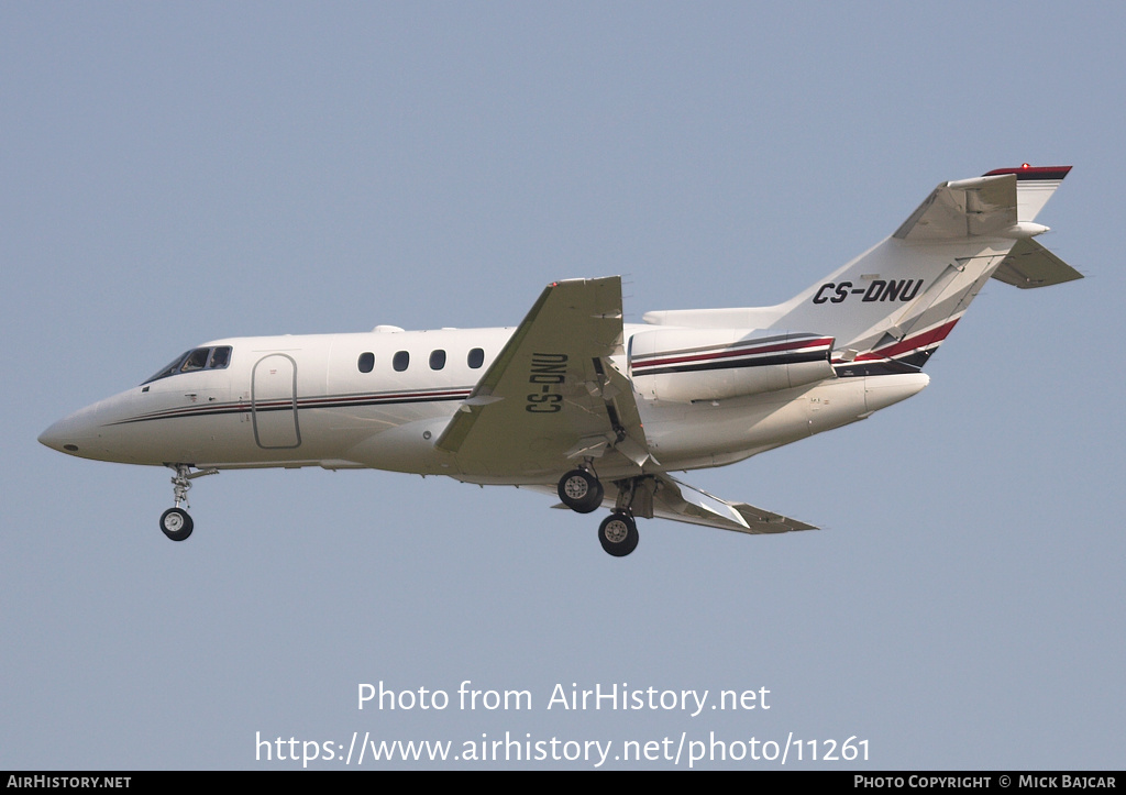 Aircraft Photo of CS-DNU | Raytheon Hawker 800XP | AirHistory.net #11261