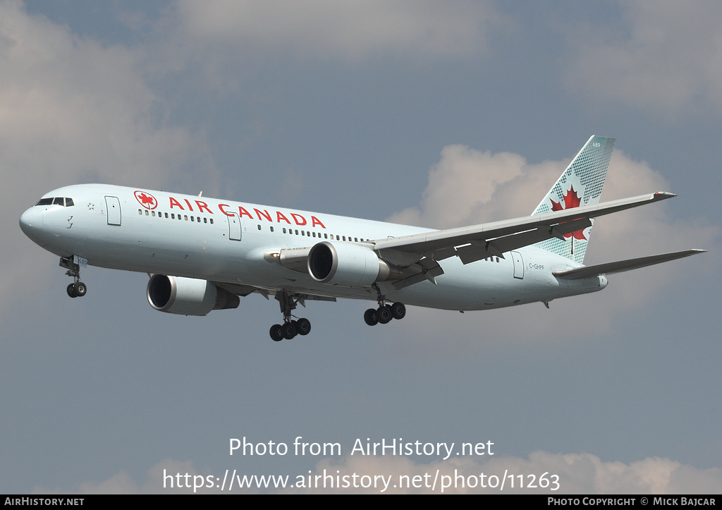 Aircraft Photo of C-GHPF | Boeing 767-3Y0/ER | Air Canada | AirHistory.net #11263