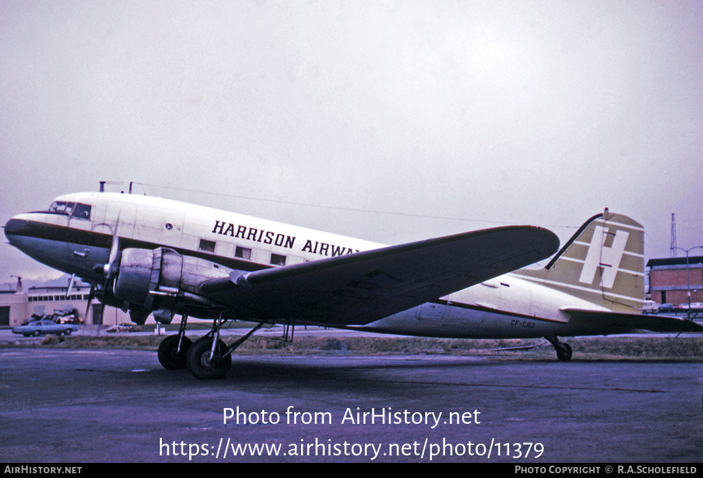 Aircraft Photo of CF-CRZ | Douglas C-47A Skytrain | Harrison Airways | AirHistory.net #11379