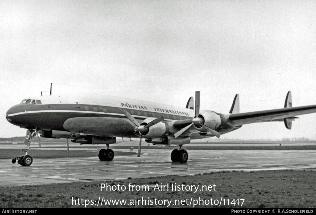 Aircraft Photo of AP-AFQ | Lockheed L-1049C Super Constellation | Pakistan International Airlines - PIA | AirHistory.net #11417