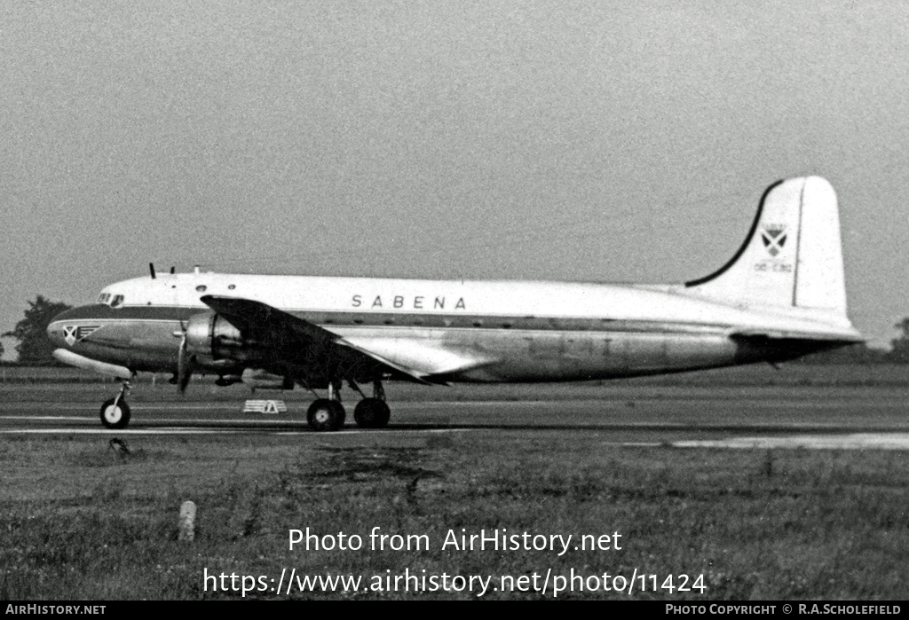 Aircraft Photo of OO-CBQ | Douglas DC-4-1009 | Sabena | AirHistory.net #11424