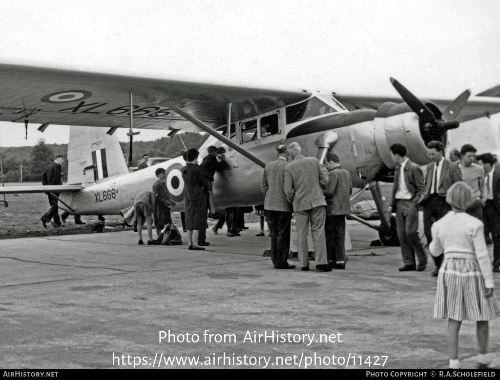 Aircraft Photo of XL666 | Scottish Aviation Pioneer CC.1 | UK - Air Force | AirHistory.net #11427