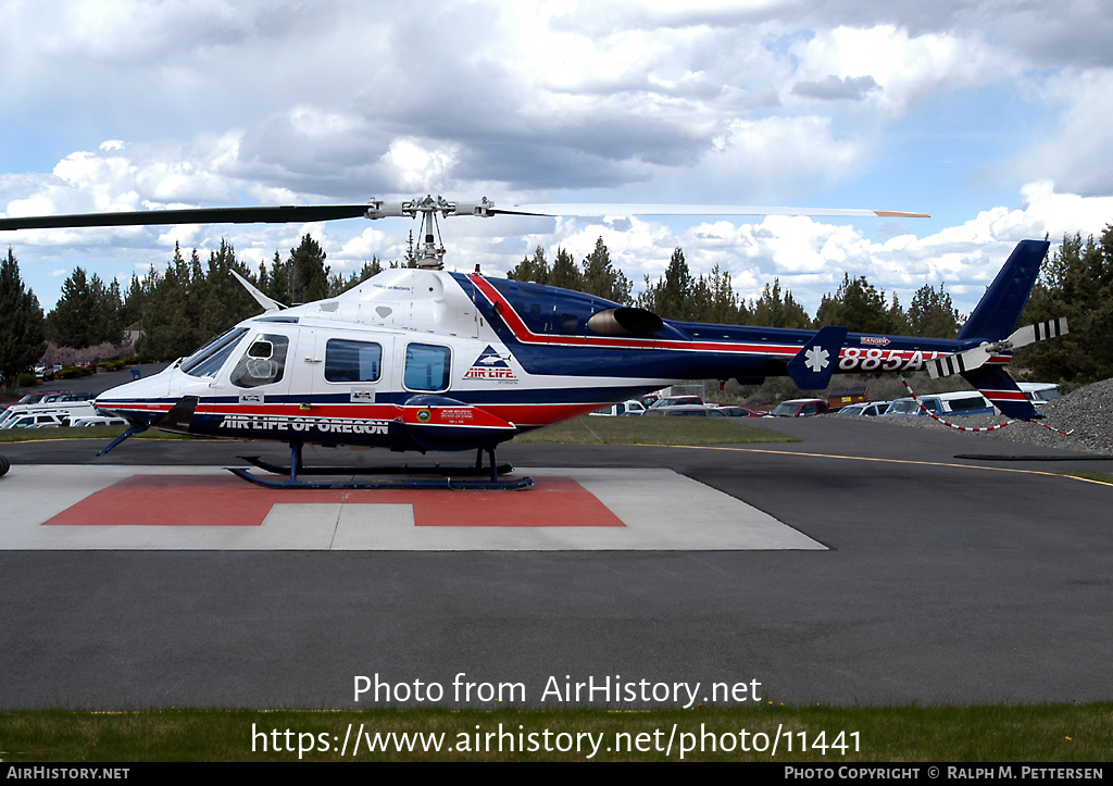 Aircraft Photo of N885AL | Bell 222U | Air Life of Oregon | AirHistory.net #11441