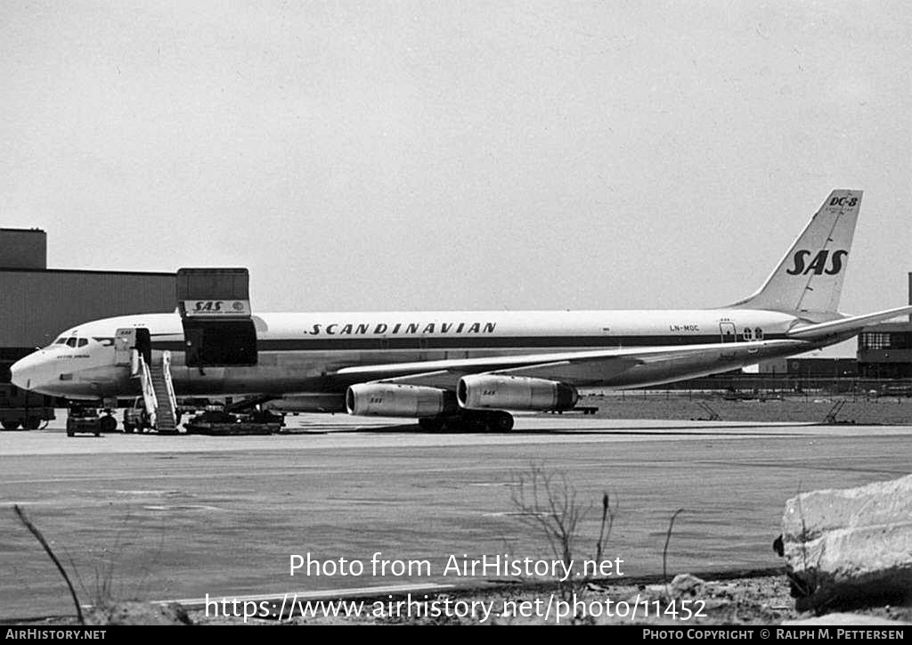 Aircraft Photo of LN-MOC | McDonnell Douglas DC-8-62AF | Scandinavian Airlines - SAS | AirHistory.net #11452