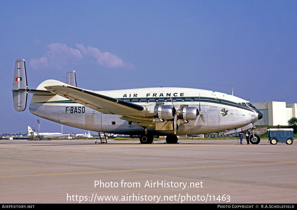 Aircraft Photo of F-BASO | Bréguet 763 Provence | Air France | AirHistory.net #11463