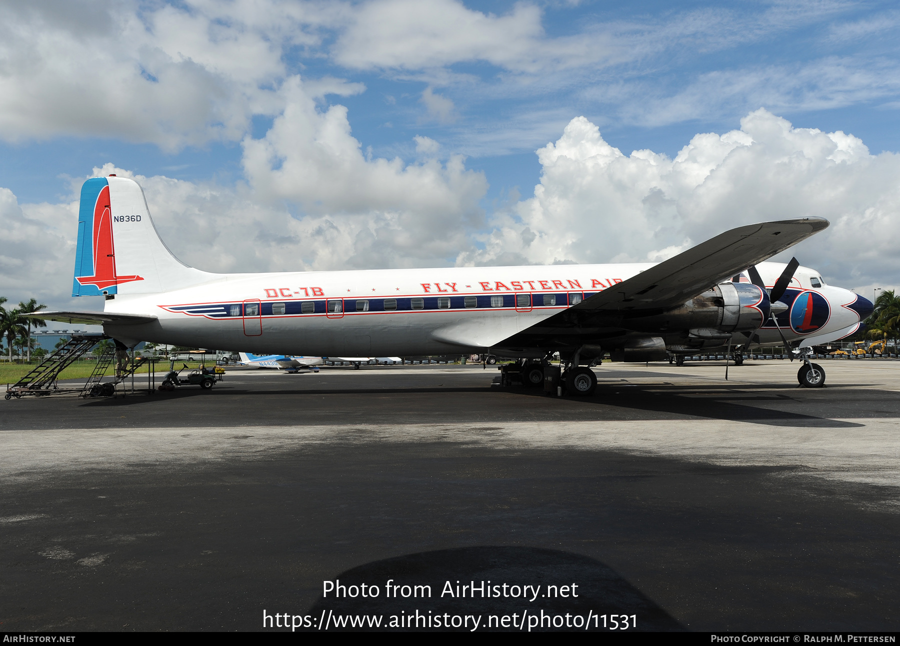 Aircraft Photo of N836D | Douglas DC-7B | Eastern Air Lines | AirHistory.net #11531