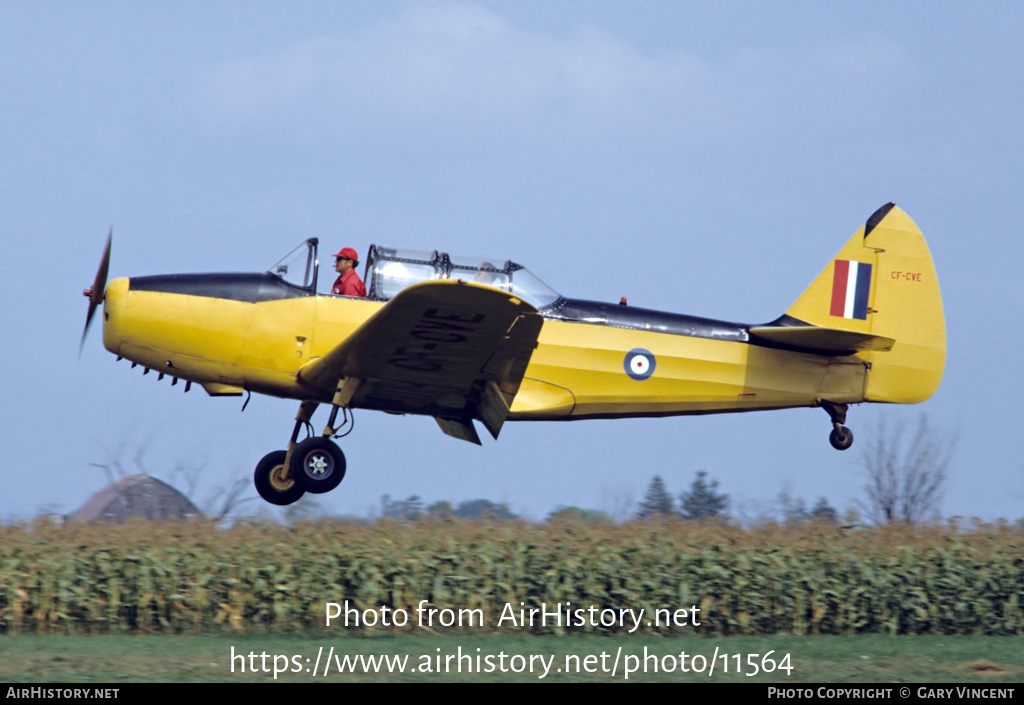 Aircraft Photo of CF-CVE | Fairchild PT-26A Cornell (M-62A-3) | Canada - Air Force | AirHistory.net #11564