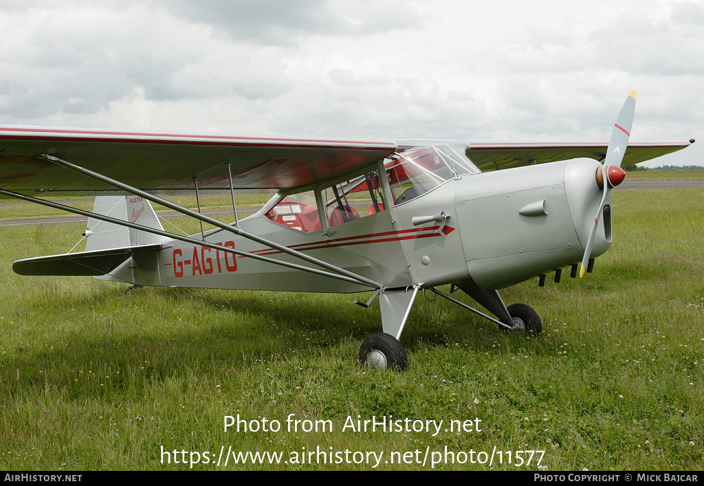 Aircraft Photo of G-AGTO | Taylorcraft J-1 Autocrat | AirHistory.net #11577