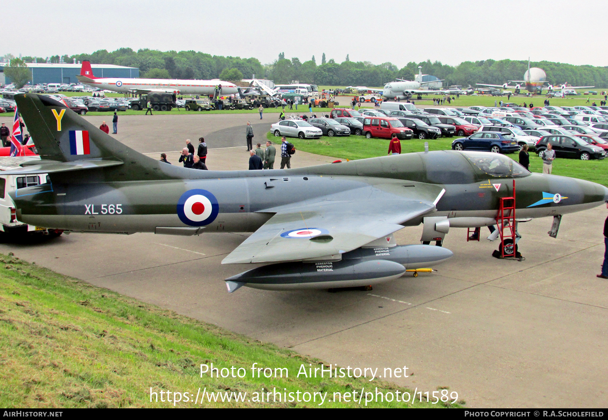 Aircraft Photo of XL565 | Hawker Hunter T8 | UK - Air Force | AirHistory.net #11589