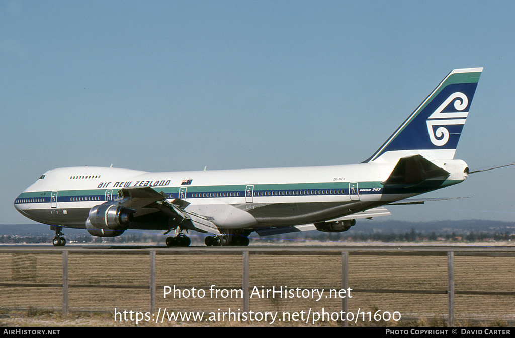 Aircraft Photo of ZK-NZV | Boeing 747-219B | Air New Zealand | AirHistory.net #11600