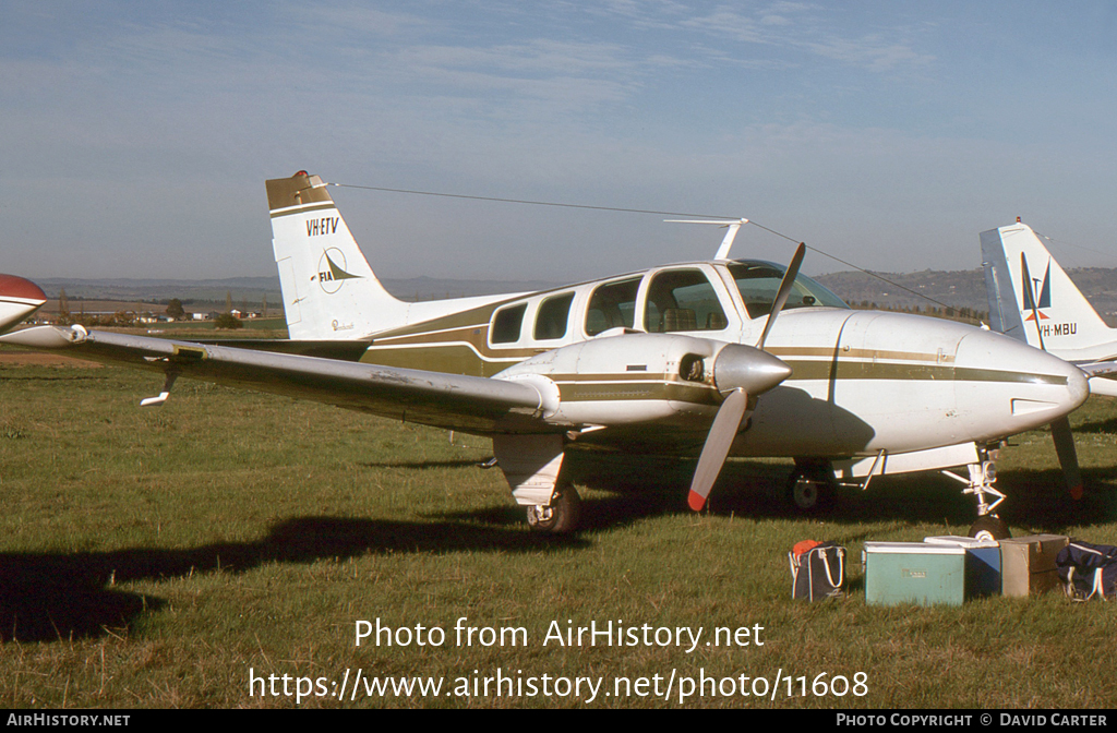 Aircraft Photo of VH-ETV | Beech 58 Baron | Flinders Island Airlines | AirHistory.net #11608